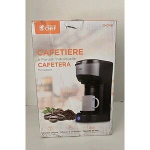Commercial Chef Chcm1b 13-oz. Single-serve 1-touch Drip Coffee Maker